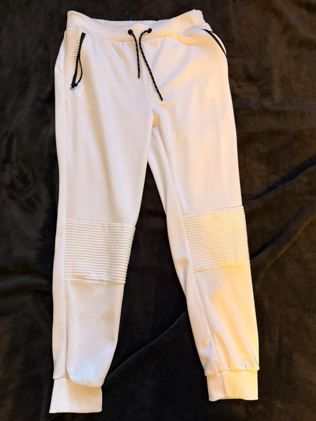 Men’s White Jogges