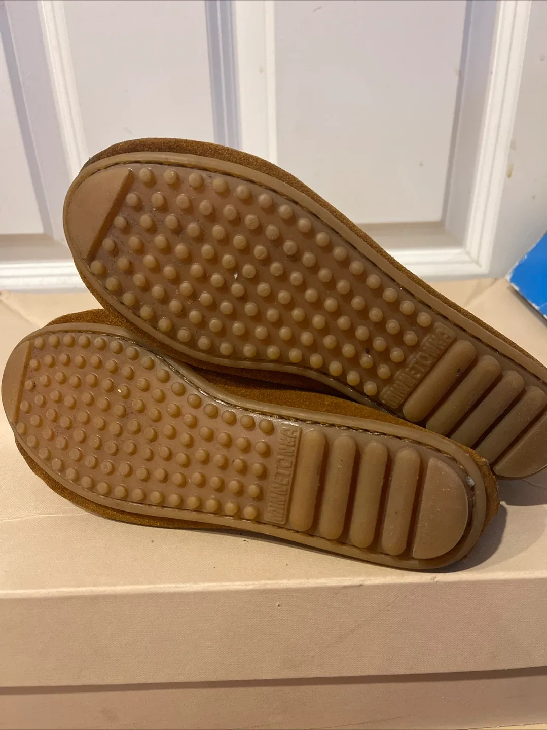 Minnetonka Brown Suede Moccasin Boots 🥕 image indicator(4)