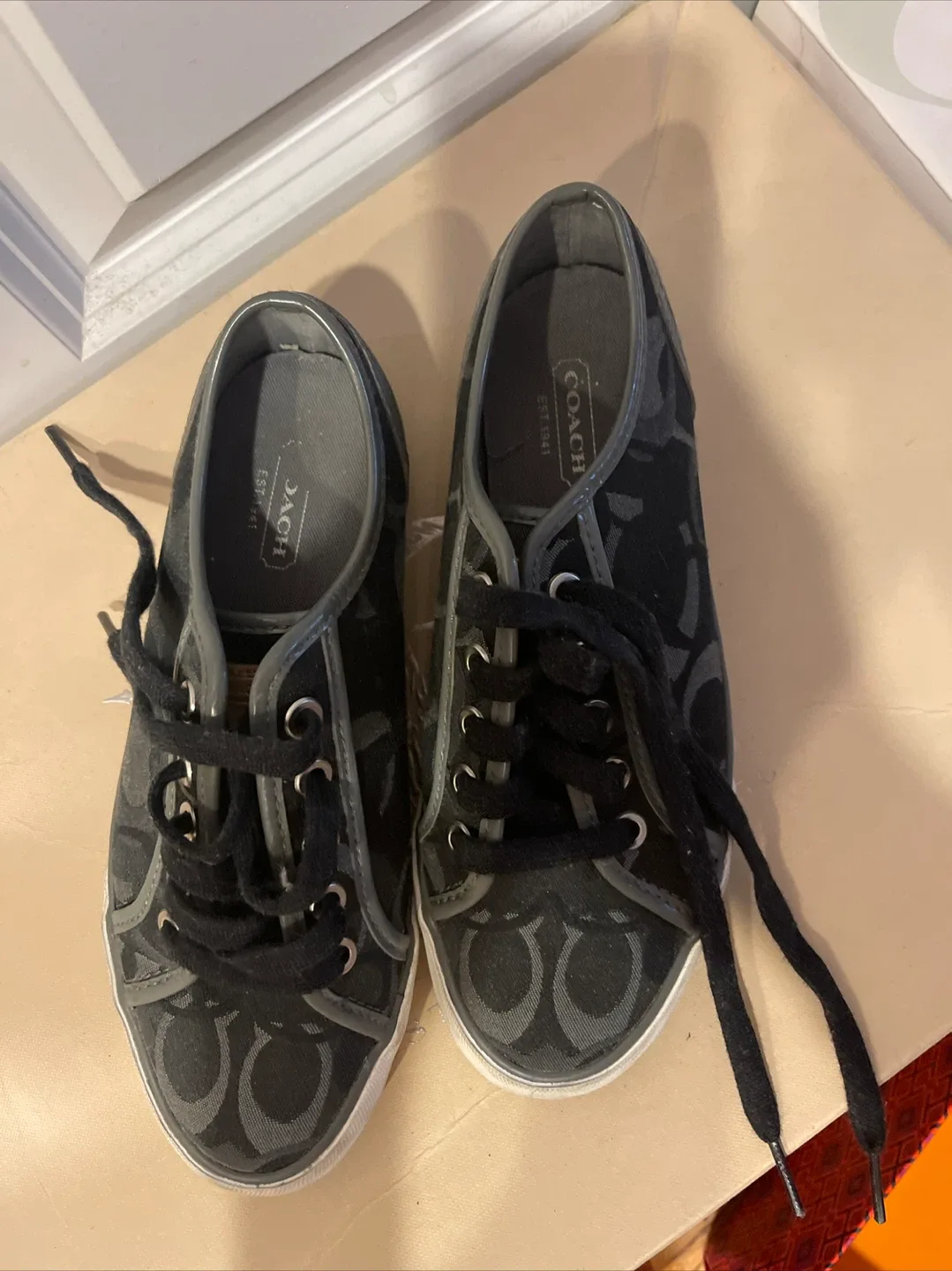 Coach Black Sneakers 🥕 image indicator(2)