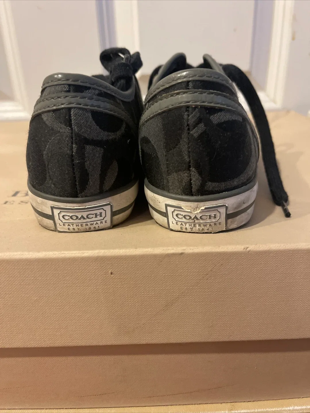 Coach Black Sneakers 🥕 image indicator(3)