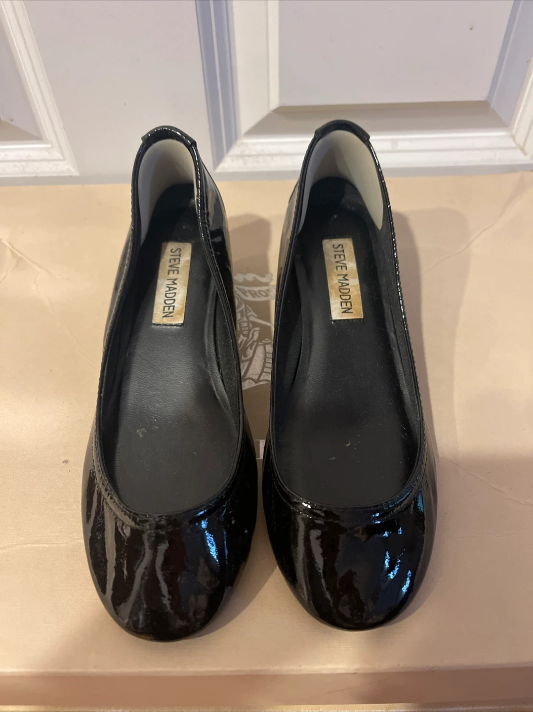 Steve Madden Black Patent Leather Wedge Flats 🥕 - photo 2