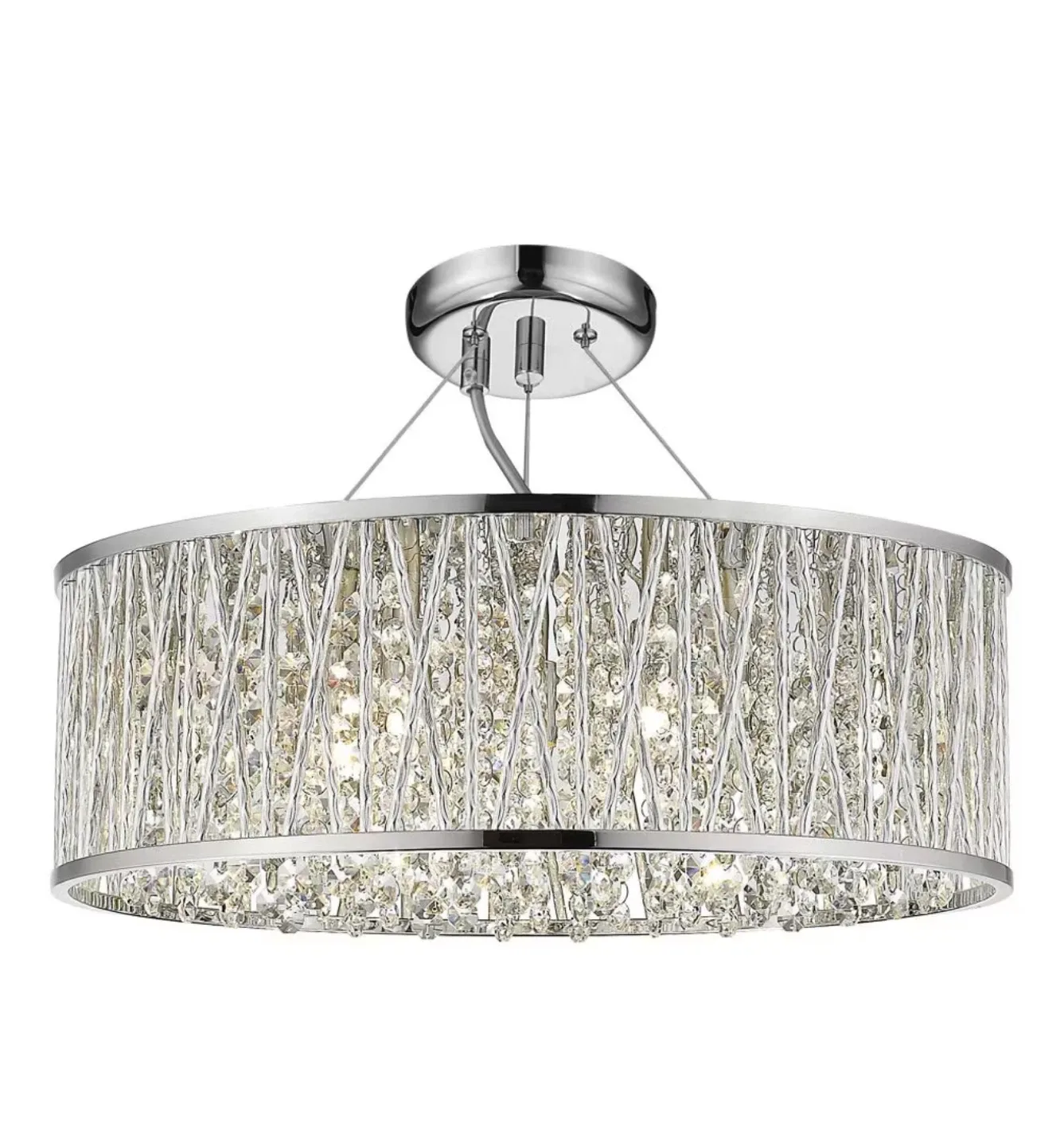 Crystal Drum Chandelier image indicator(6)