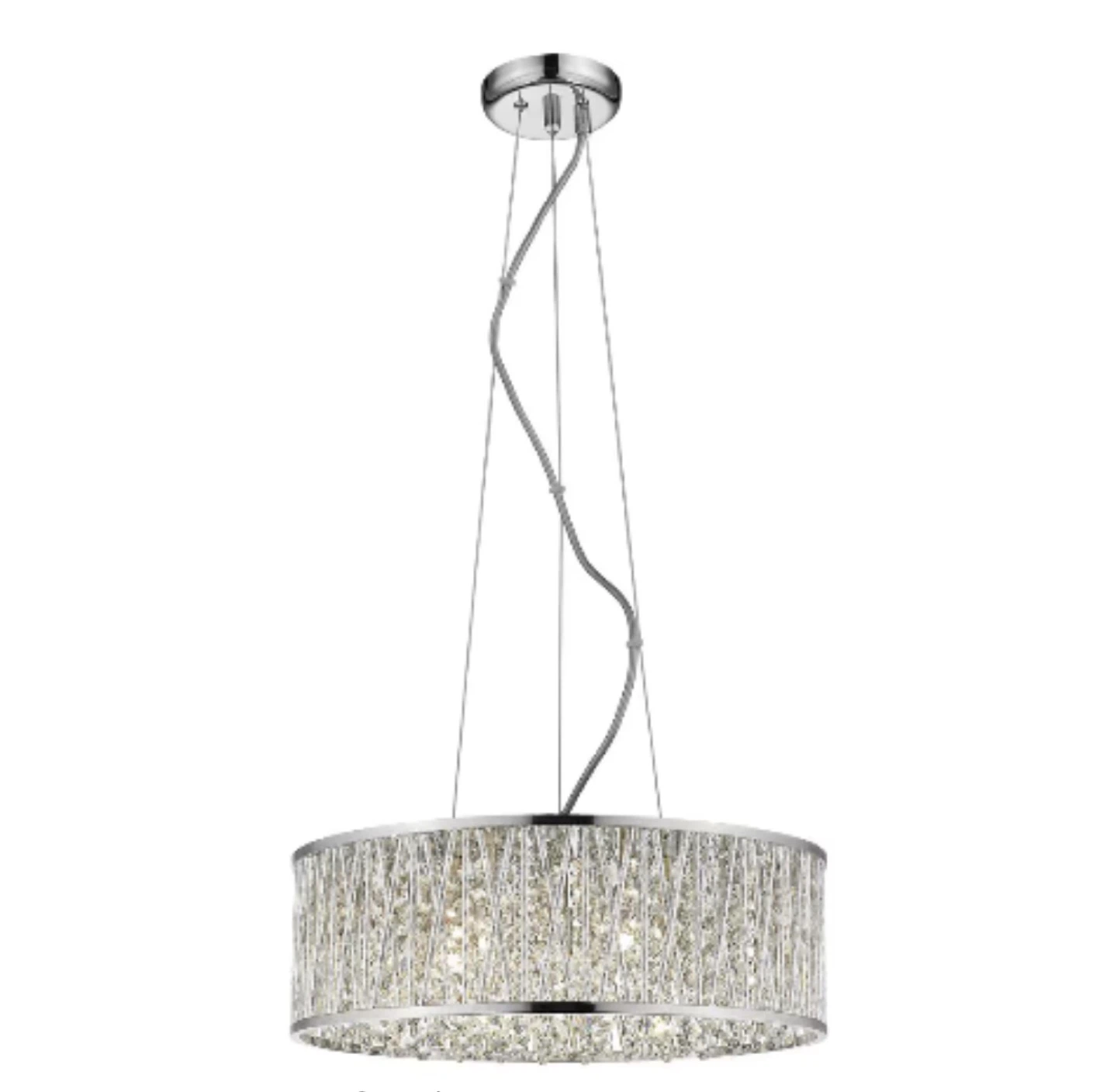 Crystal Drum Chandelier