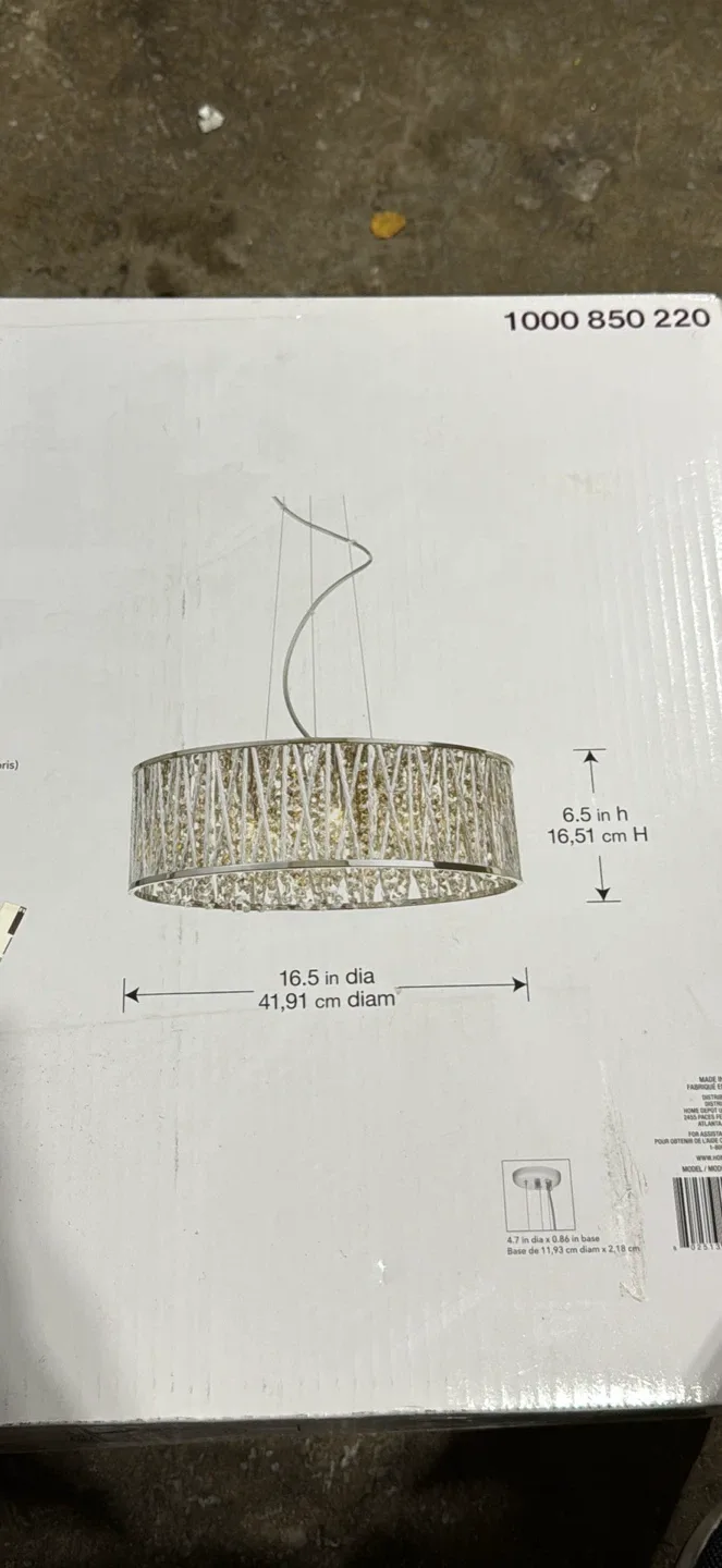 Crystal Drum Chandelier image indicator(8)