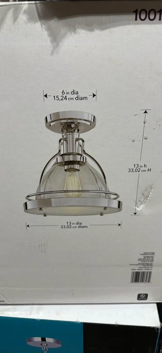 Home Decorators Collection Alina Semi-Flush Mount image indicator(2)