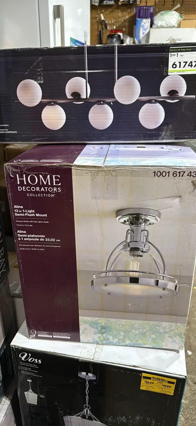 Home Decorators Collection Alina Semi-Flush Mount image indicator(3)