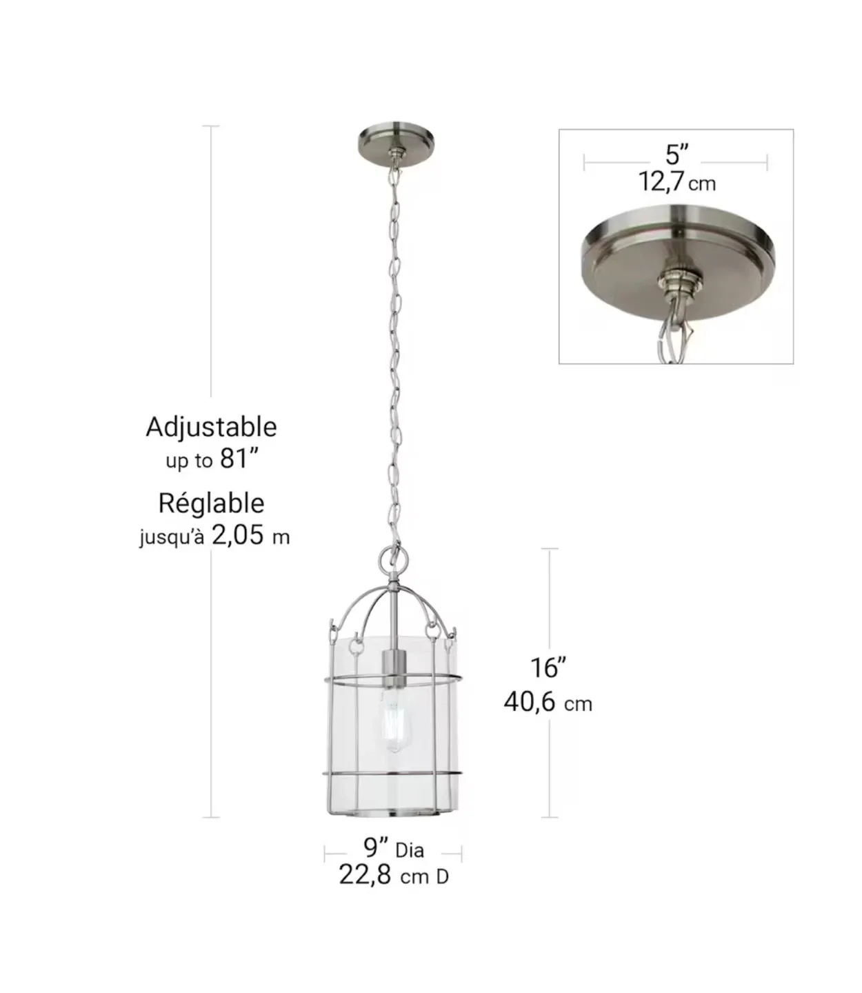 Caged Glass Pendant Light image indicator(5)