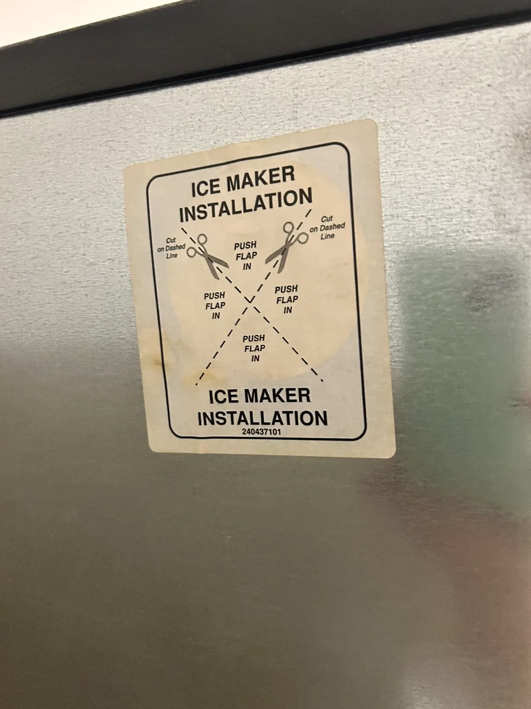 I’m open to negotiate Kenmore Stainless Steel Fridge image indicator(4)