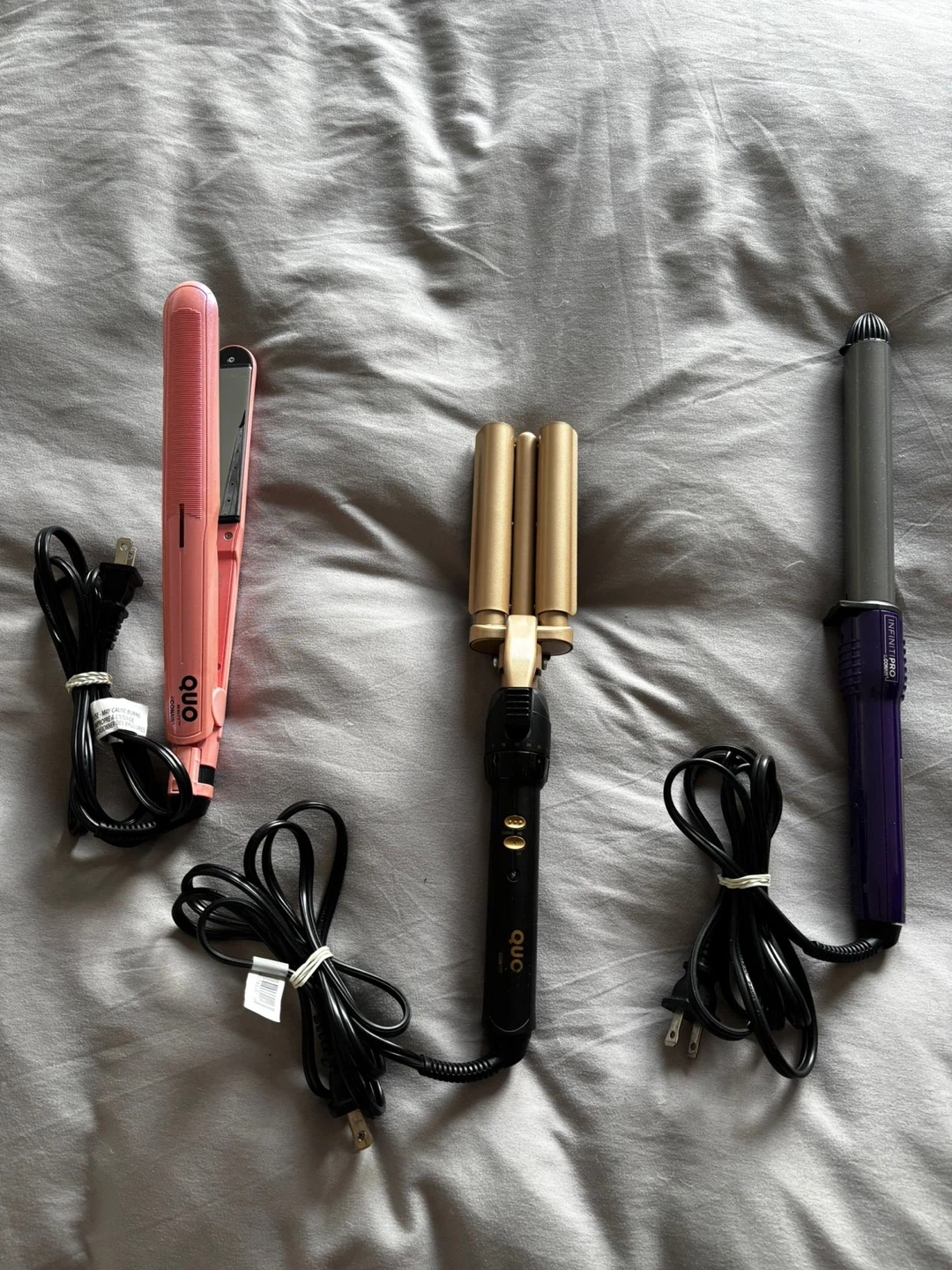 Set of 3 different Hair Styling Tools