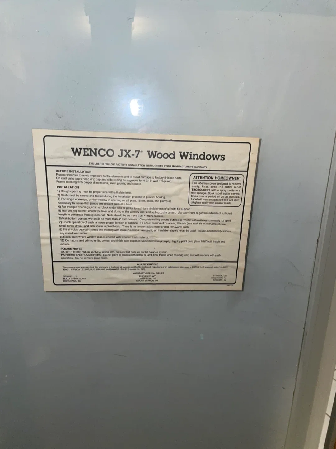 WENCO JX-7 Wood Windows image indicator(3)