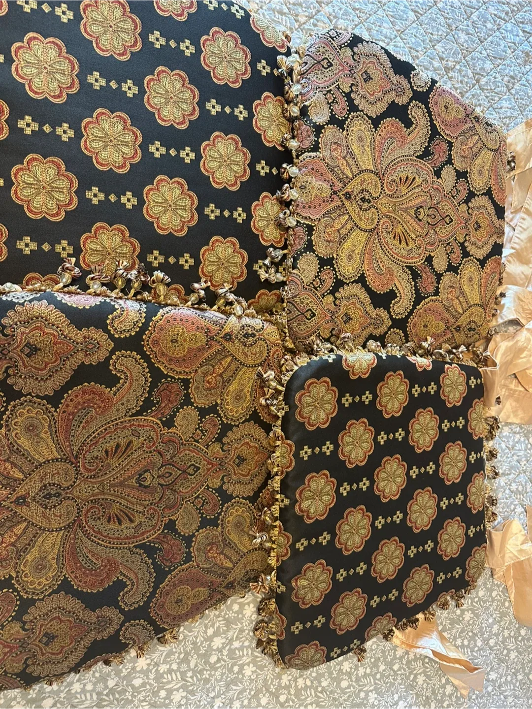 Pier 1 Imports Chair Cushions w/Fabric Ties (Set of 4) image indicator(2)