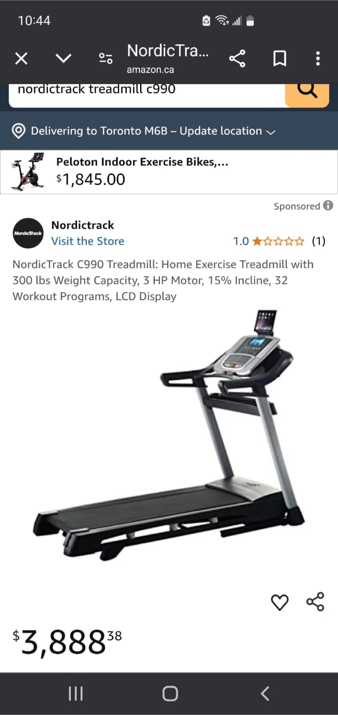 NordicTrack C990 Treadmill - photo 5