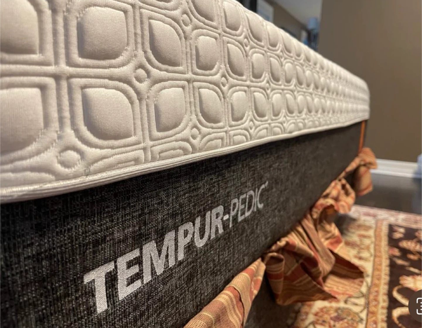 King size Tempur-Pedic Mattress and box