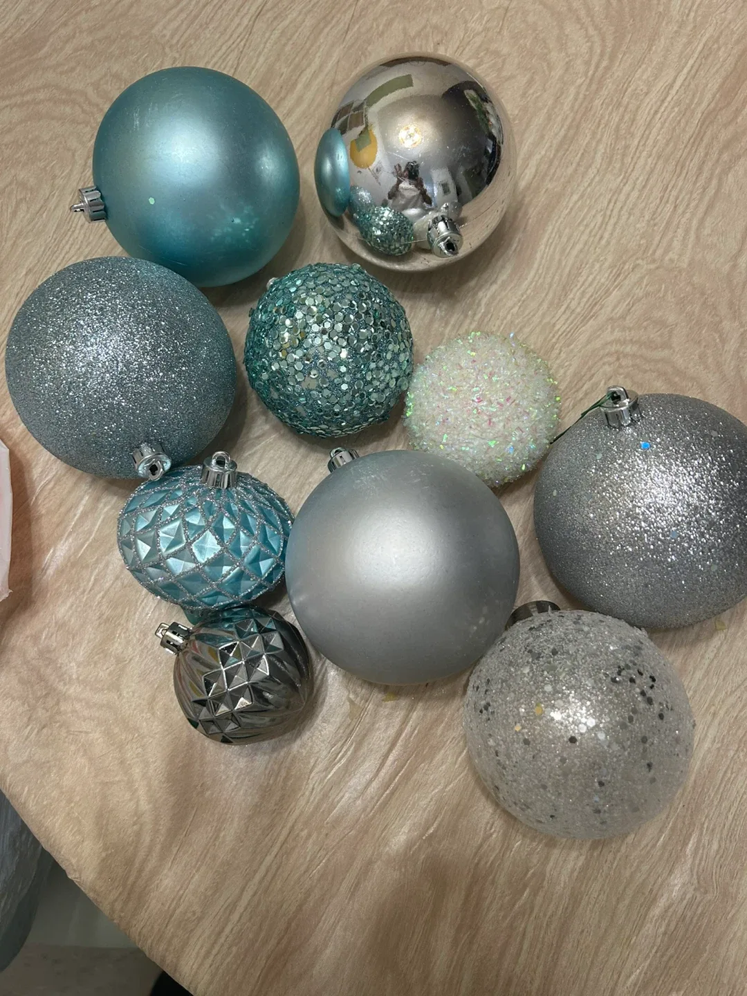 Christmas Ornaments - Silver & Blue A Bag Full Of Ornaments image indicator(3)