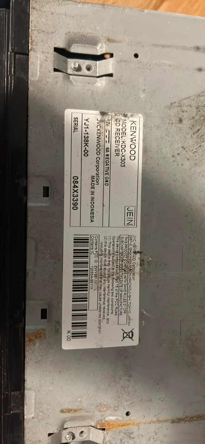 Kenwood KDC-X303 eXcelon CD Car Stereo Receiver image indicator(3)