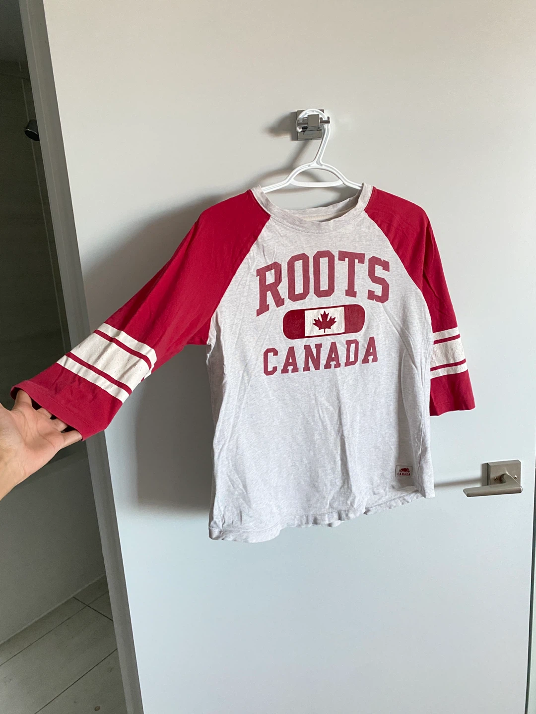 🇨🇦 100% Cotton Vintage Roots Canada Baseball T-Shirt - photo 4