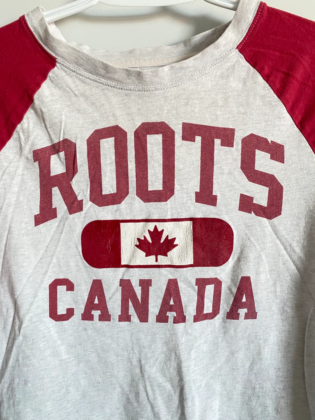 🇨🇦 100% Cotton Vintage Roots Canada Baseball T-Shirt - photo 5