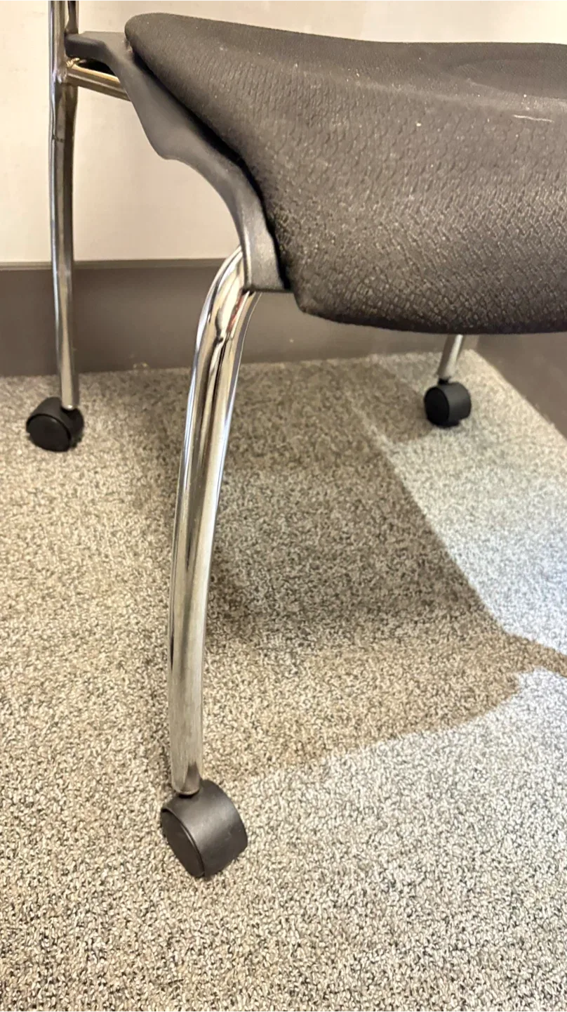 Three Office Chairs with Wheels image indicator(5)