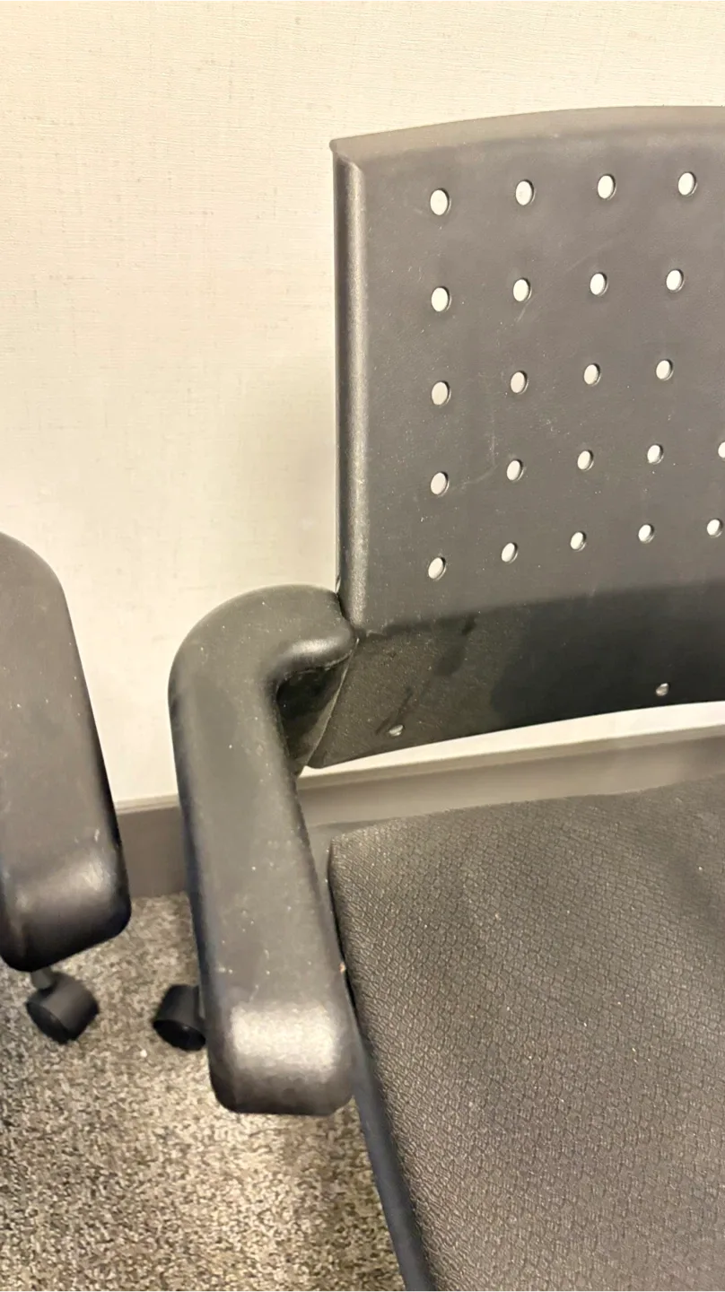 Three Office Chairs with Wheels image indicator(6)