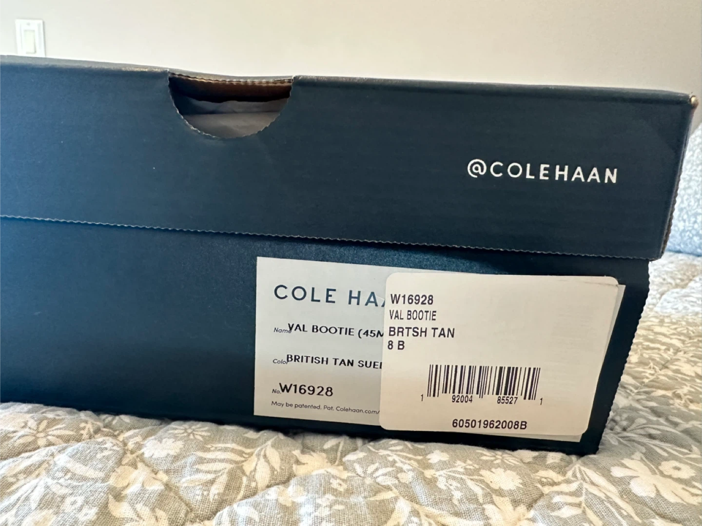 Cole Haan Women British Tan Val Bootie Size 8