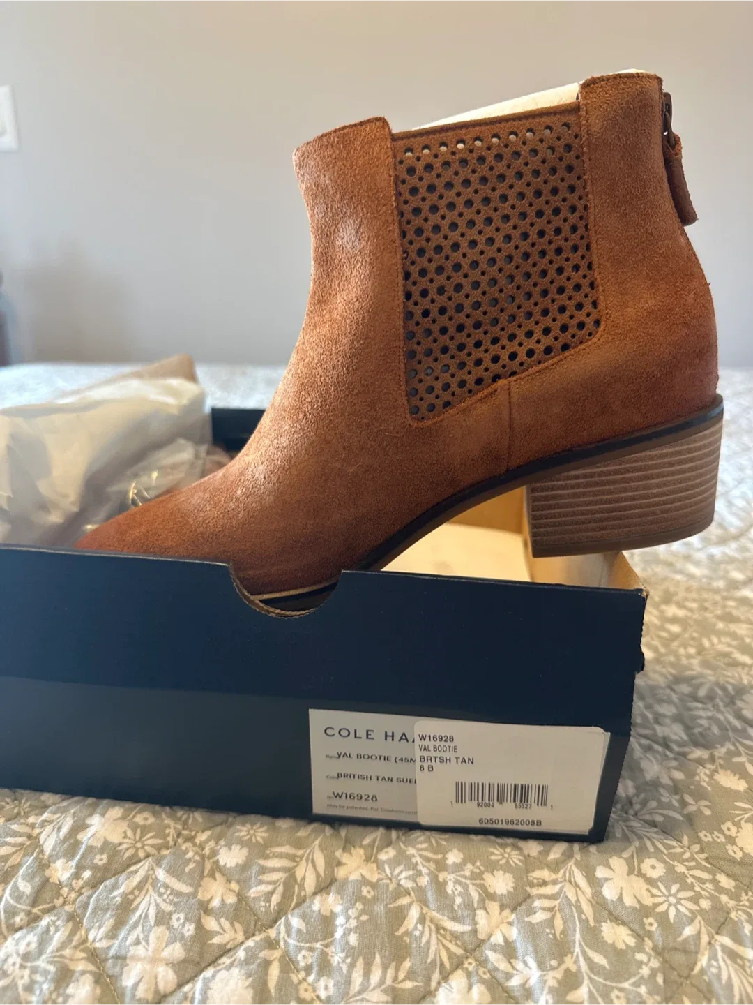 Cole Haan Women British Tan Val Bootie Size 8 image indicator(3)