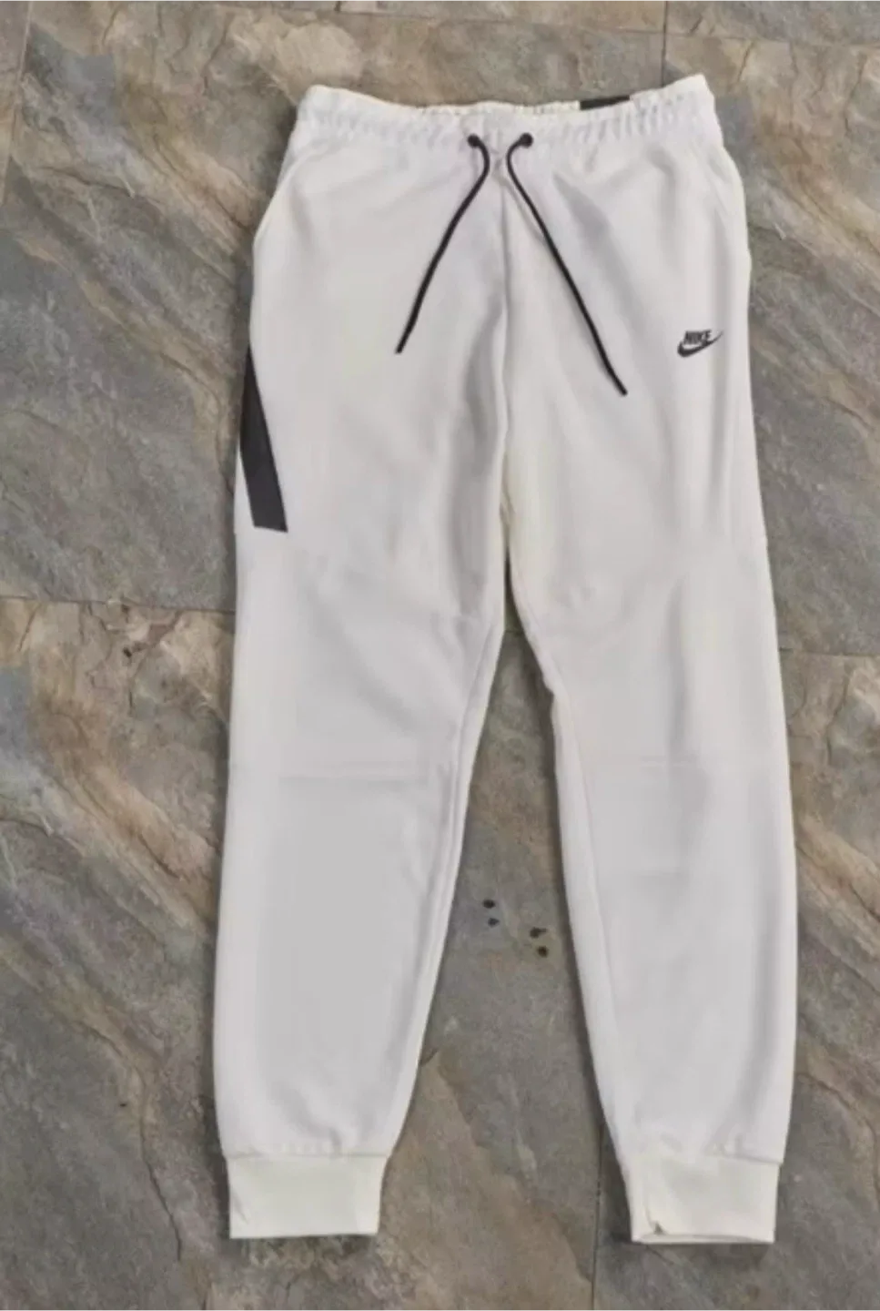 New Nike Tech Fleece Pants - White, Size M image indicator(3)
