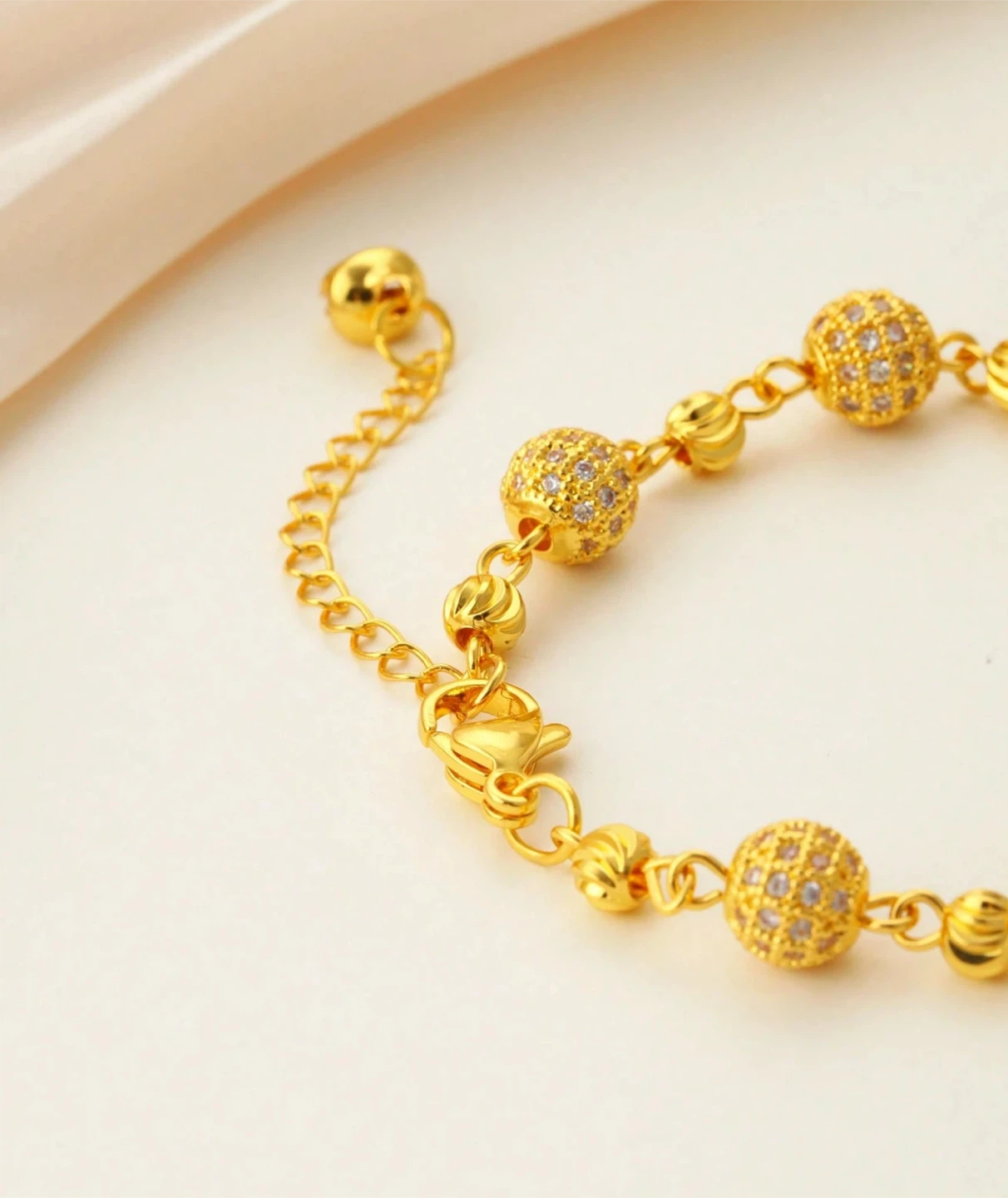 Gold Beaded Bracelet - photo 3