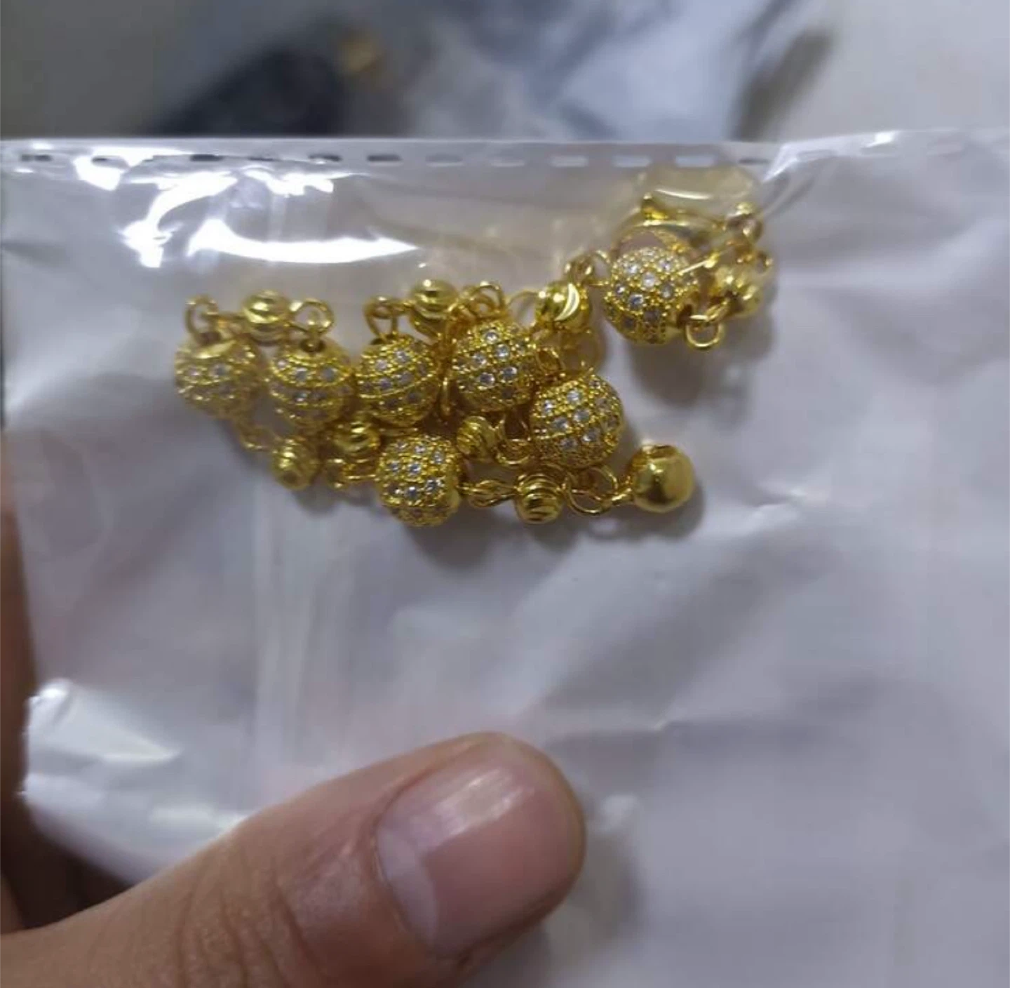 Gold Beaded Bracelet - photo 2