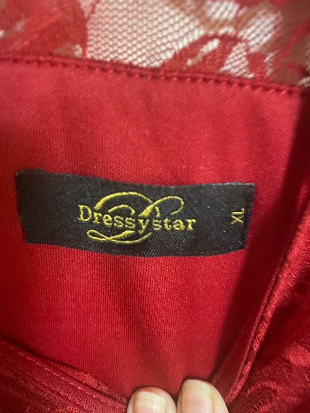 Dressystar Red Lace Dress - XL image indicator(2)