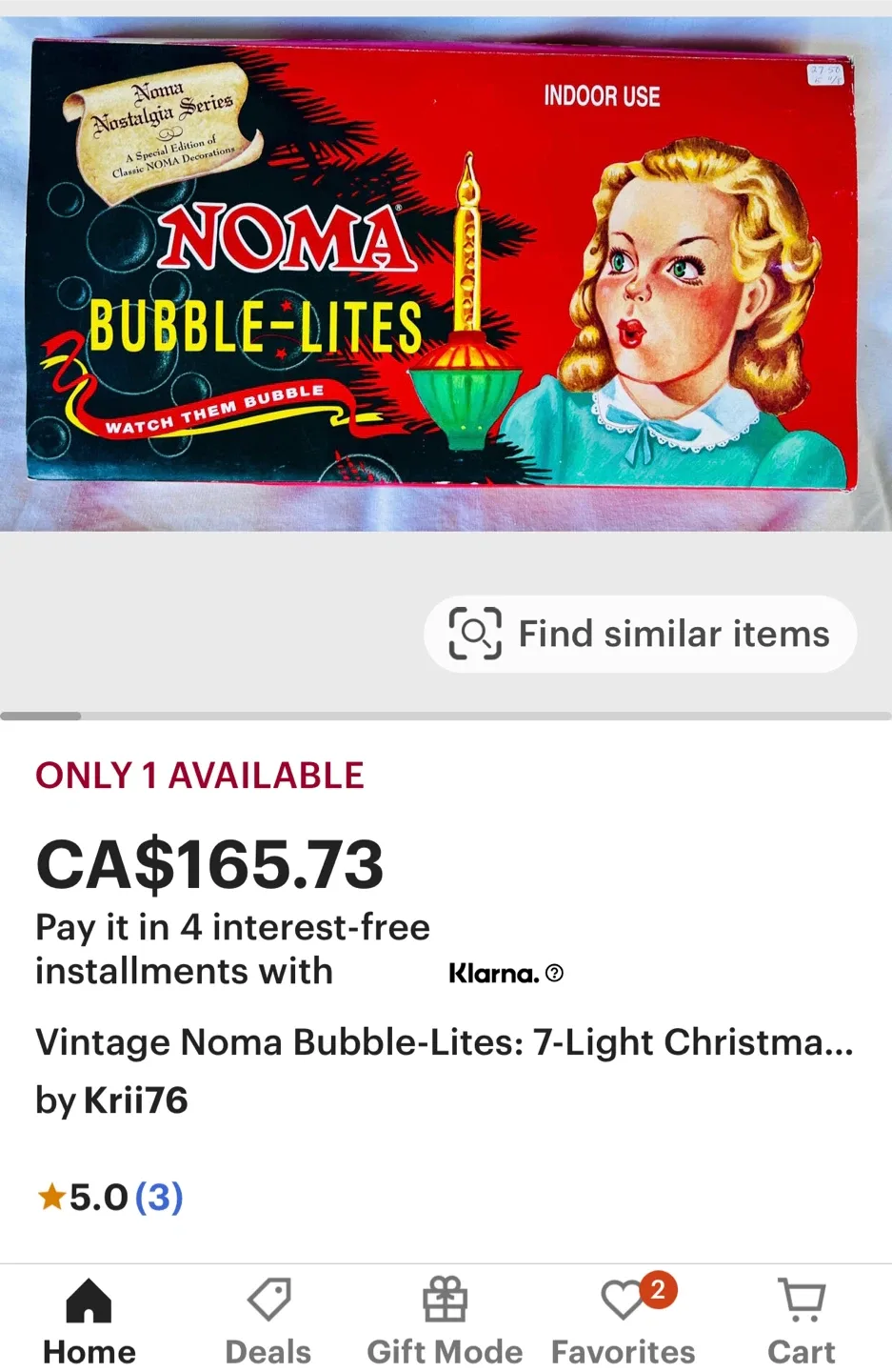 Vintage Noma Bubble-Lites - Nostalgia Series image indicator(2)