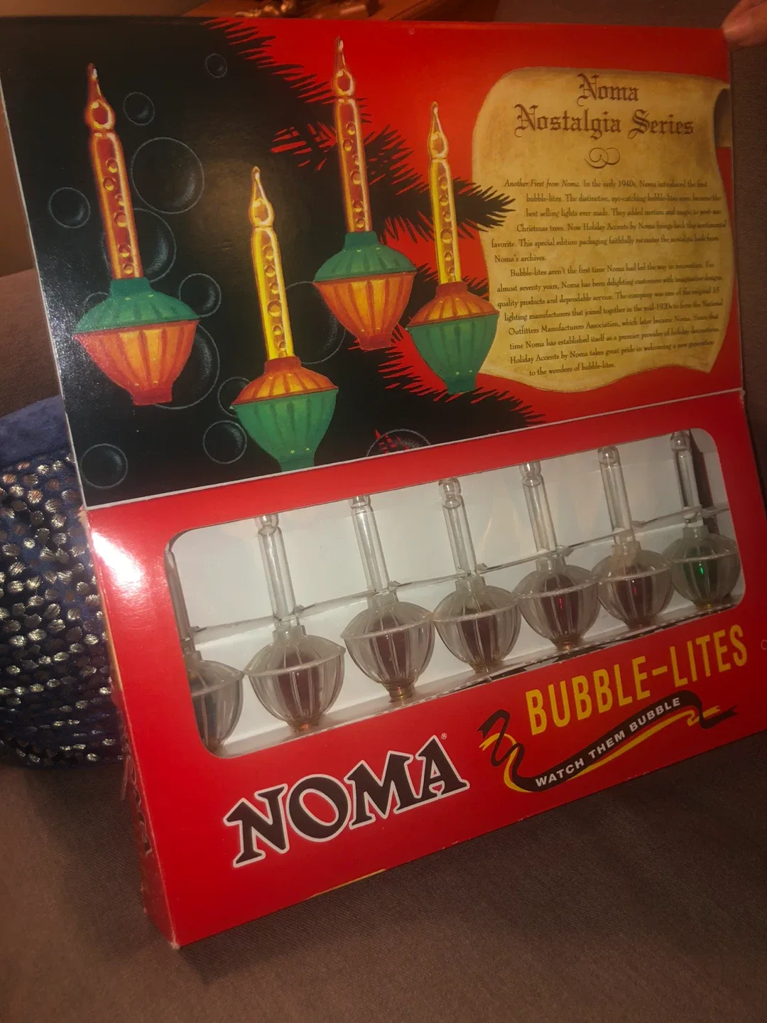 Vintage Noma Bubble-Lites - Nostalgia Series