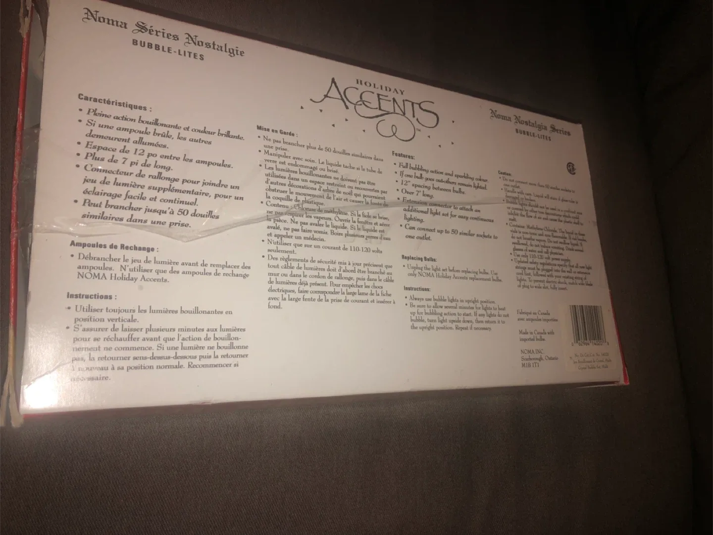 Vintage Noma Bubble-Lites - Nostalgia Series image indicator(3)