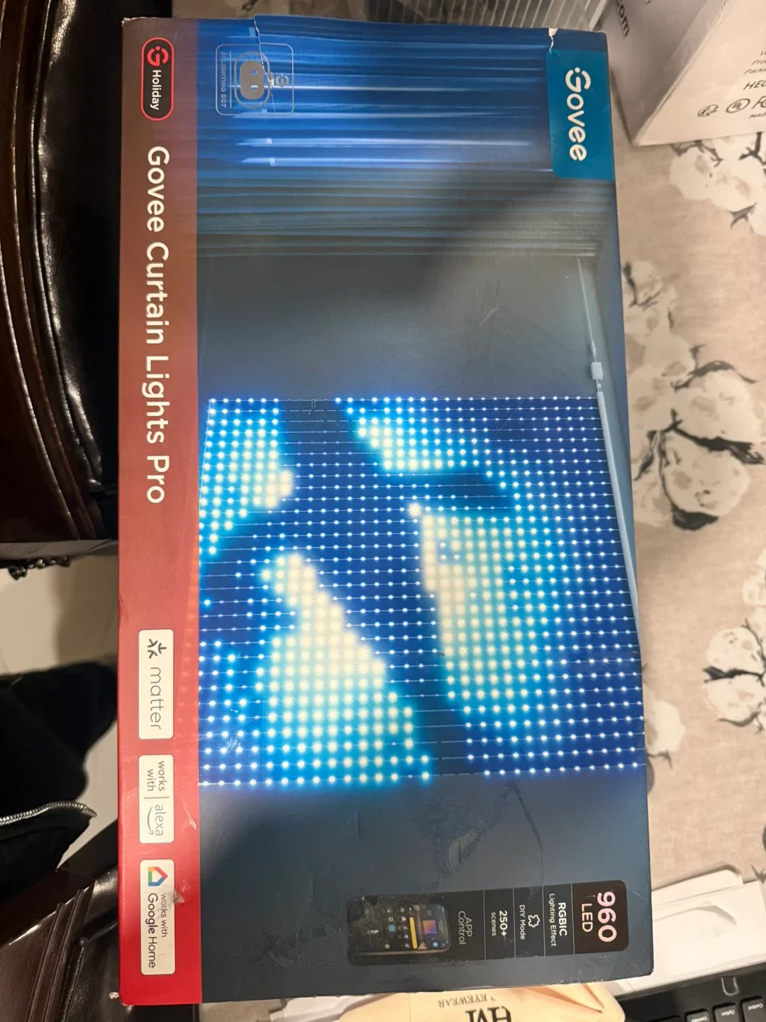 Govee Curtain Lights Pro - 960 LED RGBIC image indicator(8)