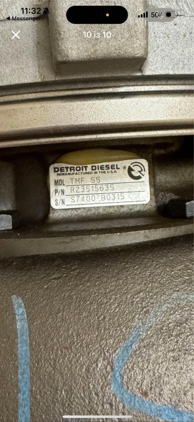 Detroit Diesel TMF 55 Turbocharger