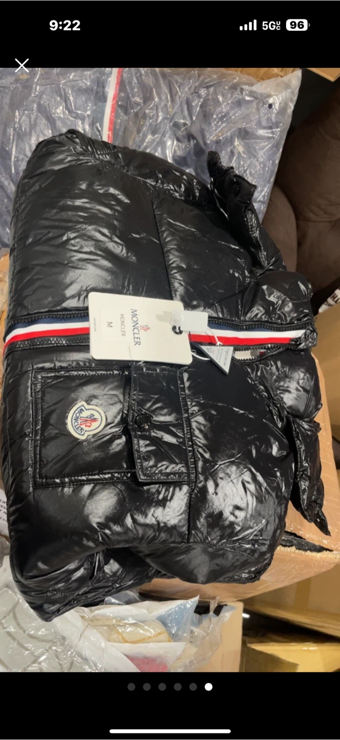 Moncler Black Padded Jacket - Size M