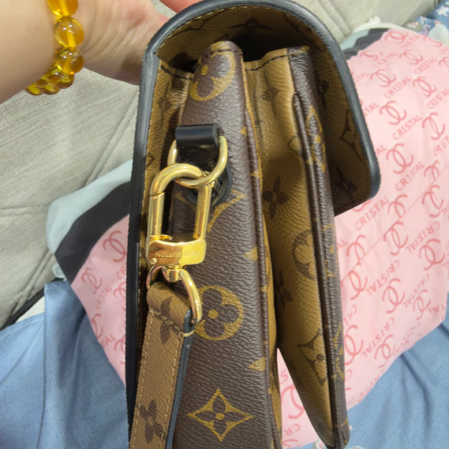 Louis Vuitton Brown Leather Crossbody Bag - photo 5