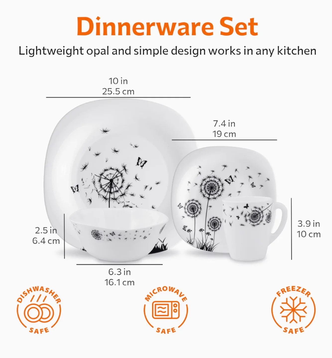Corelle Dandelion Dinnerware Set image indicator(2)