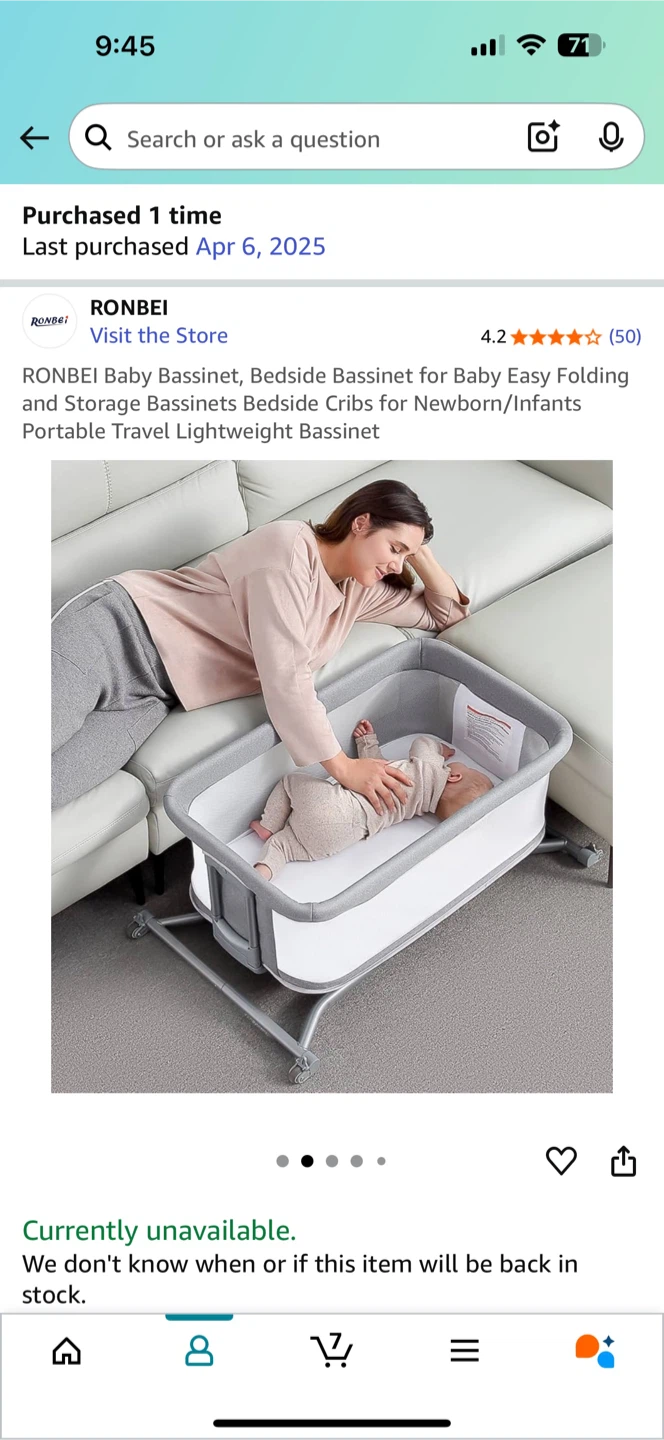 RONBEI Baby Bassinet - Bedside Sleeper - photo 4