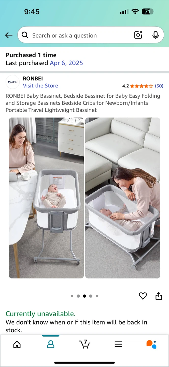 RONBEI Baby Bassinet - Bedside Sleeper - photo 5