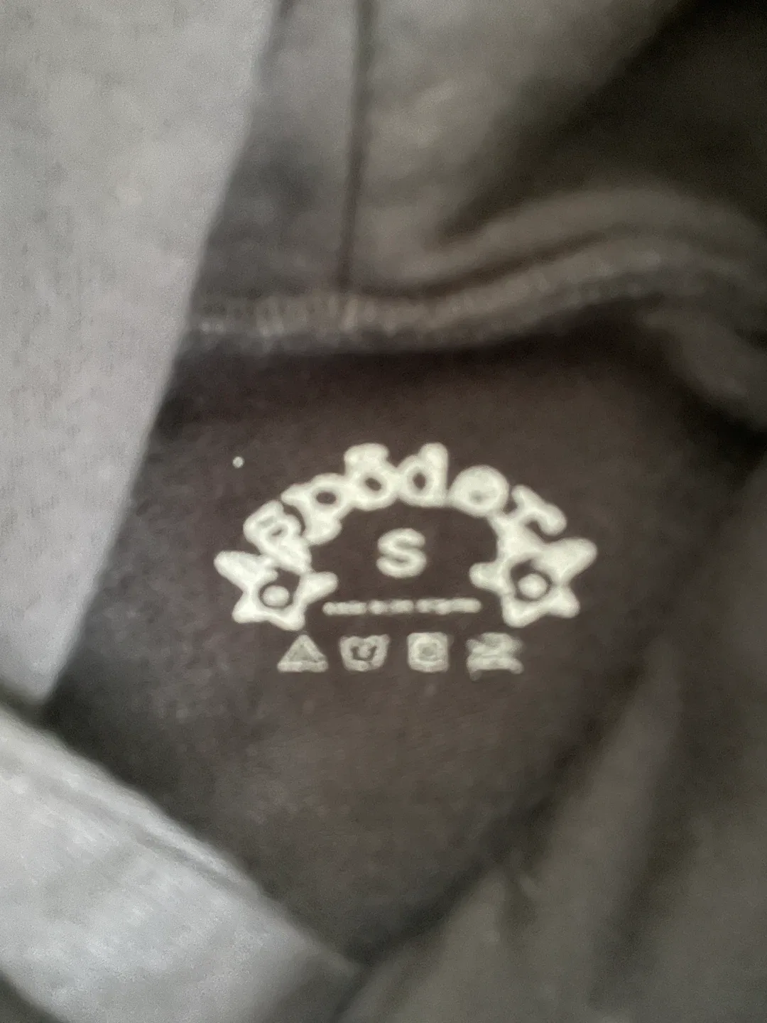 Sp5der Black Hoodie - Size S image indicator(2)