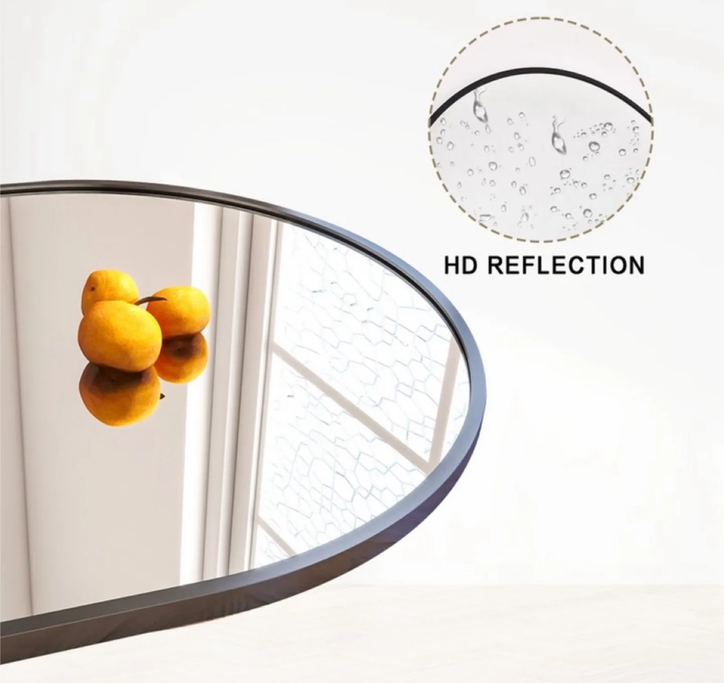 Black metal arch frame Full Length Mirror - brand new 59"x16” image indicator(3)