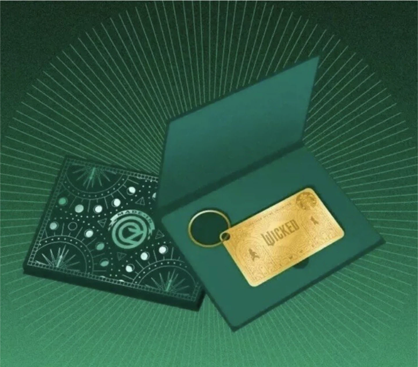 Limited-Edition Starbucks Wicked Gold Metal Keyright Card - New - photo 5