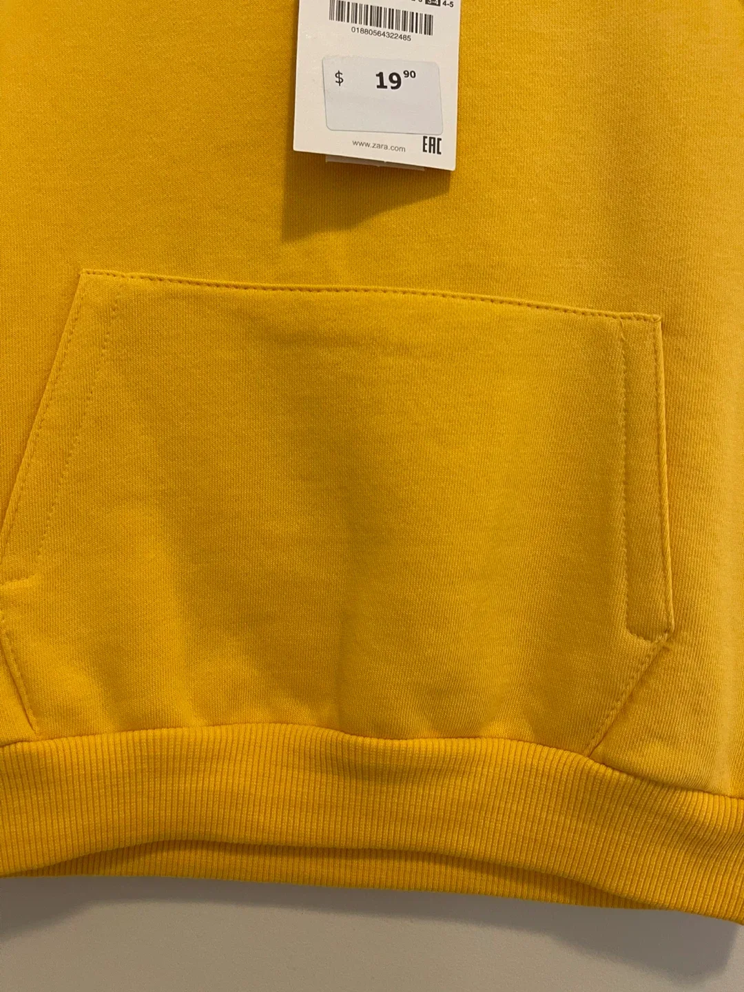 NWT Zara Kids Yellow Sweatshirt - Size 3-4Y image indicator(4)