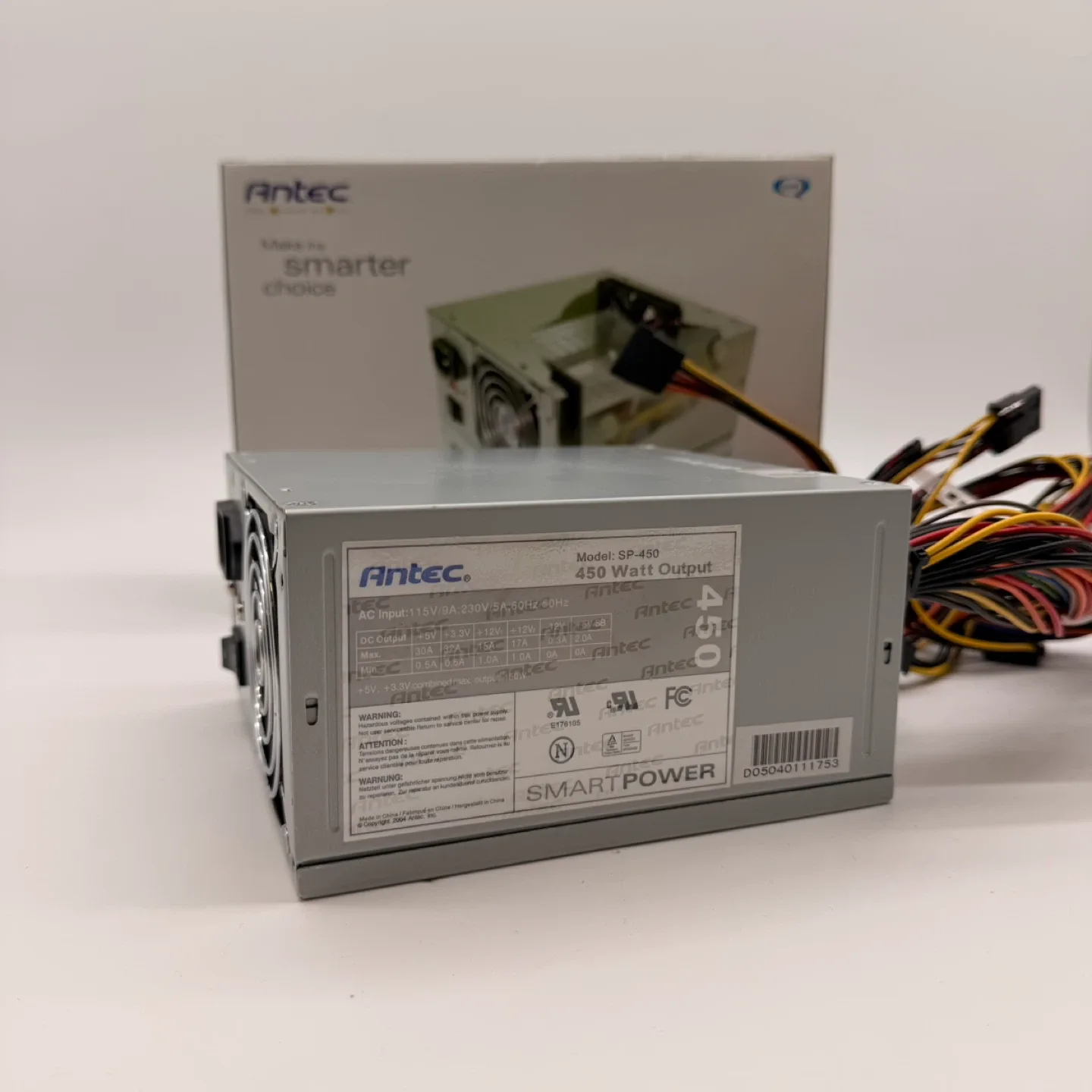 Antec SmartPower 2.0 450W ATX Power Supply – Brand New image indicator(5)