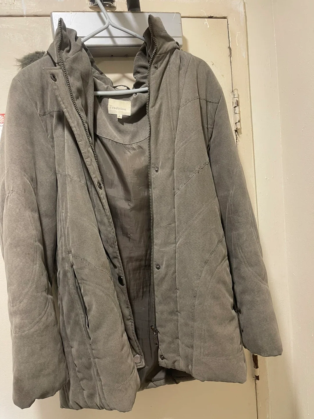 Tradition Grey Winter Coat thumbnail