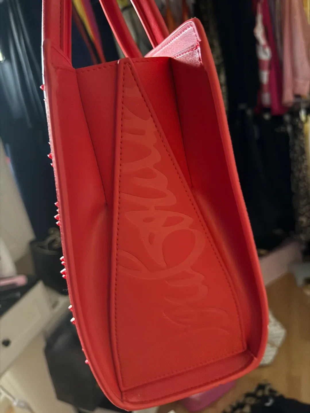 Christian Louboutin Cabata N S Mini Red Tote image indicator(3)
