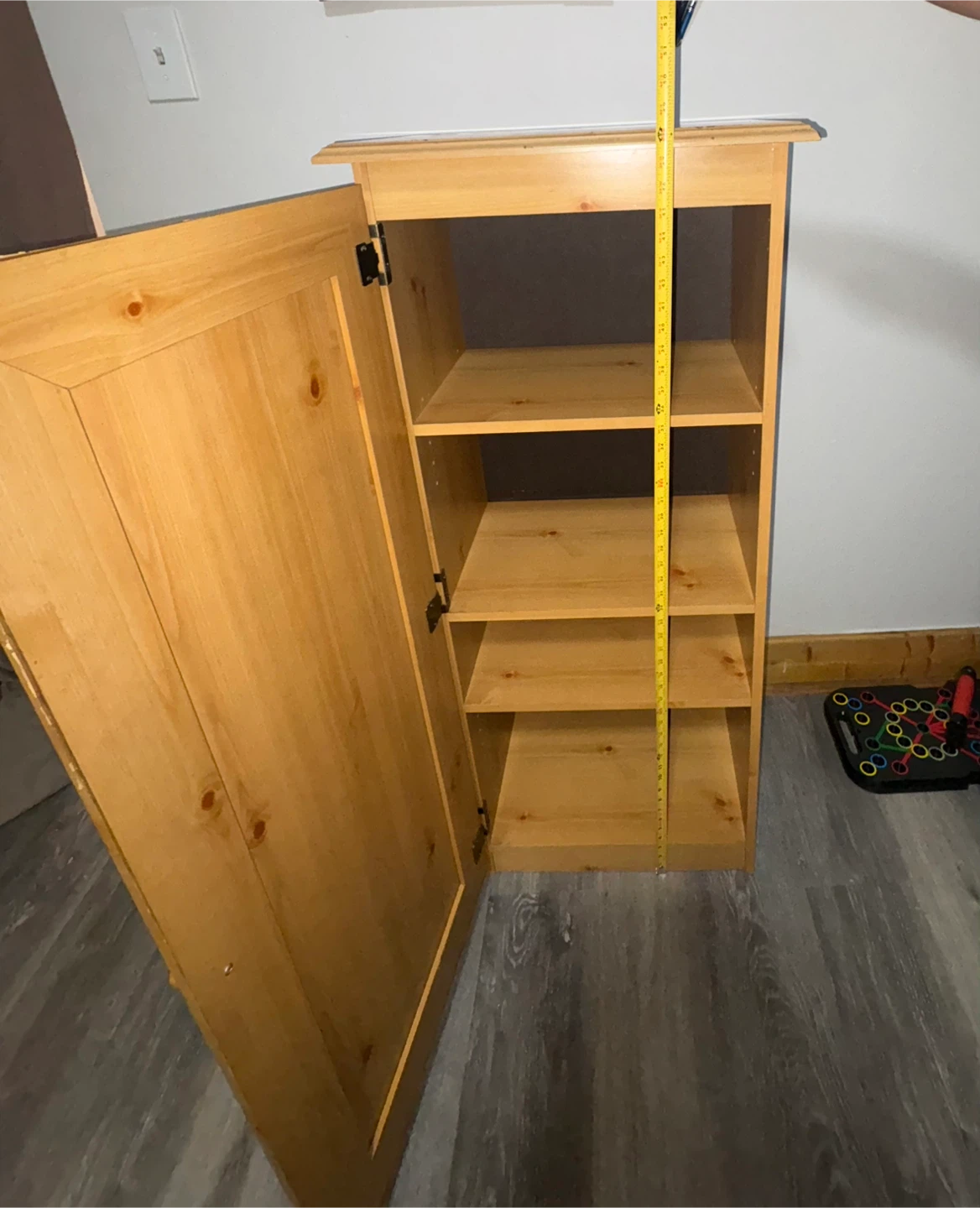 Tall Wood Cabinet – Perfect for DIY, Storage, or Home Reno! - photo 5