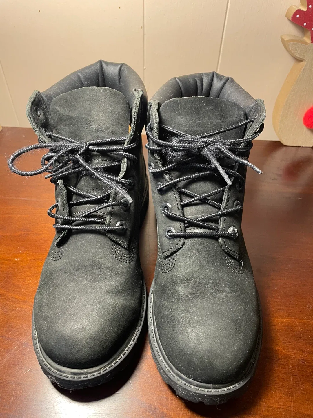 Timberland Youth Black Boots - Size 3M