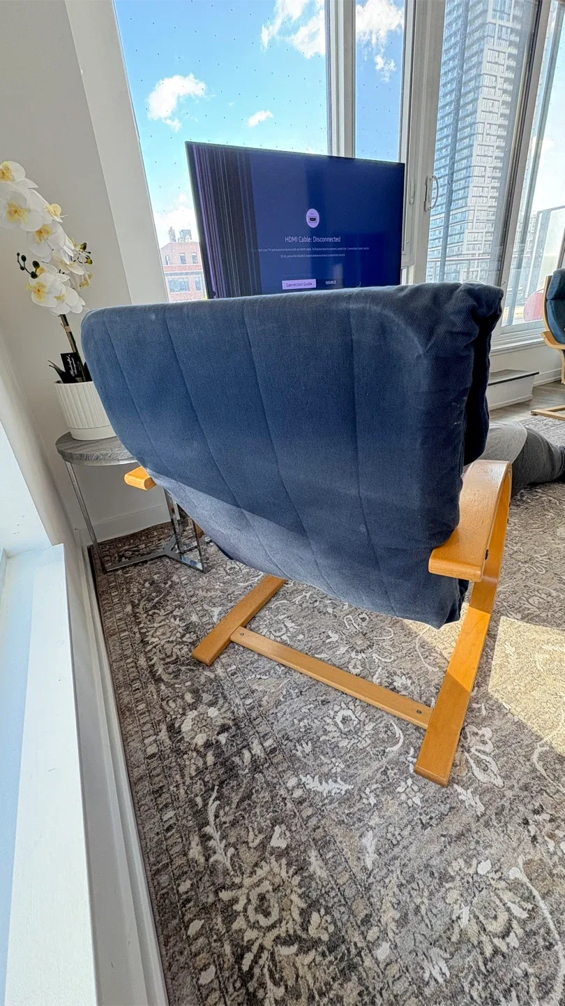 IKEA Poang Rocking Chair - Blue image indicator(3)