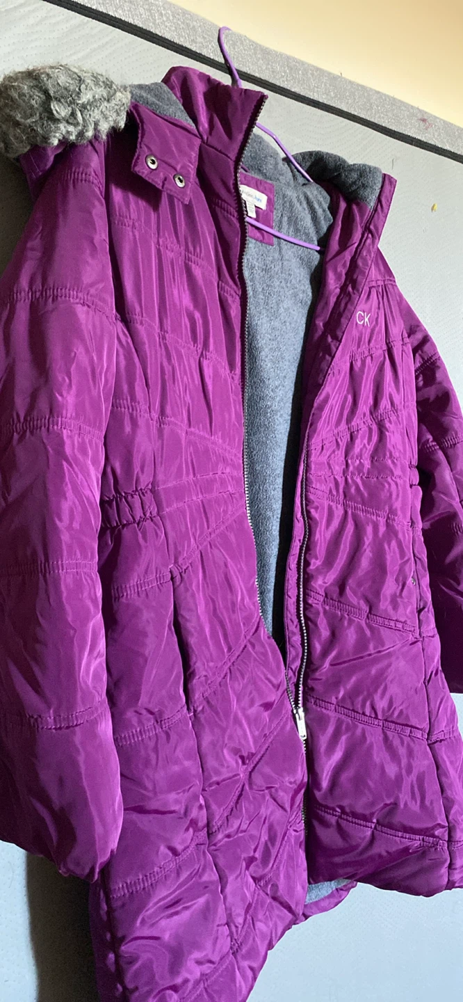 Calvin Klein Purple Puffer Jacket - photo 2